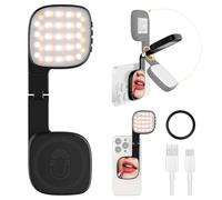 FHGSPQWM Luce compatta e attraente del telefono che evidenzia la lunga durata della batteria Usb CREA ricarica rapida e LED modificabile per la luce del trucco di uso di autoritratto