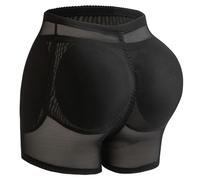 FHGSPQWM Mutande da donna con sollevamento invisibile che migliorano l'anca e sono comode e invisibili per i pendolari quotidiani o la palestra senza soluzione di continuità, Nero , XXL