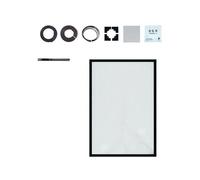 FHGSPQWM Rete di protezione per acquari di ricambio impedisce il salto, include robusti supporti di montaggio a prova di fuga per acquari, rete anti salto