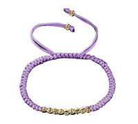 FHGSPQWM Rosso Intrecciato 4mm Cavo Chiusura Regolabile Polsino Nodo Scorrevole Catena Da Polso Accessorio di Moda Per Le Donne Moda Sostenibile Unisex, Misura unica, come descritto