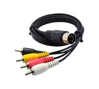 FHGSPQWM Rumore globale 5Pin al cavo stereofonico 4RCA per vecchi arrangiamenti sonori e dispositivi di intrattenimento moderni dispositivo multiplo