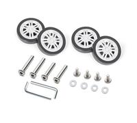 FHGSPQWM Set di 4 pezzi di ricambio per valigie pratiche, rulli ad alta resistenza, silenziosi, accessori per bagagli, Modello 49