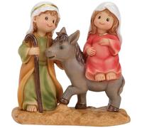FHGSPQWM Statuette cattoliche della Sacra Famiglia Statua Gesù Maria Giuseppe Figurine Rinascimenti Sculture Regalo religioso Decorazioni per la casa Regalo religioso