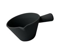 FHGSPQWM Tazza da caffè in silicone, ideale per misurare i fondi di caffè e riscaldare il latte, con segni di misurazione, montalatte in elastomero