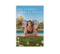 FHILTNMWC The Summer Poster I Turned Pretty Romantic Drama Movie Poster Stampa su tela per camera da letto Stampa artistica da parete estetica decorativa 40 x 60 cm, senza cornice
