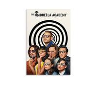 FHILTNMWC The Umbrella Poster Academy Comedy-Drama Vintage Serie TV Poster Stampa su Tela per Camera da Letto Arte da Parete Estetica Decorativa, 30 x 45 cm, senza cornice, stile