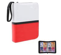 Fhioevt Raccoglitore Carte per Pokemon Album Carte 50 Pagine 400 Carte Capacità Libro Porta Carte PU Album Carte Album di Carte