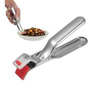 FHISKUNYU 2pezzi Pinza Antiscottatura per Friggitrice ad Aria e Forno,Piastra Pizza Antiscivolo in Acciaio Inossidabile -Accessori da Cucina Sicuri con Presa Salda per Teglie Calde,Padelle e Air Fryer