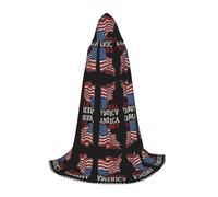 FHIZOAL America Primo Halloween Mantello Con Cappuccio Per Adolescenti Strega Vampiri Tristo Mietitore Costume Feste a Tema Comic Con