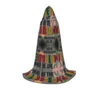 FHIZOAL Be The Dream Mantello con cappuccio per adolescenti strega vampiri triste mietitore costume feste a tema Comic Con