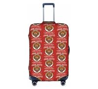 FHIZOAL Bold Tiger Des - Copertura elastica antigraffio per bagagli da viaggio, antipolvere, per bagagli da 45-81 cm, bianco, S, Classico