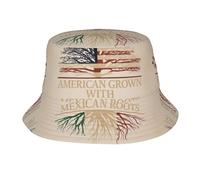 FHIZOAL Cappello da pescatore messicano americano con cappello estivo da sole a tesa larga alla moda pieghevole all'aperto escursionismo pesca spiaggia viaggi, Nero , Taglia unica