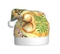 FHIZOAL Ciao Summer Beach Adulto Natale Decorativo Cappello Festivo Peluche Morbido Leggero Capodanno Festa Vacanze