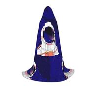FHIZOAL Cool Man In Outer Space Galaxy Capo Con Cappuccio Per Adolescenti Vestire Mantello Feste A Tema Cosplay Carnevale Strega Vampiri Costume