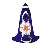 FHIZOAL Cool Man In Outer Space Galaxy Halloween Capo Con Cappuccio Per Adolescenti Strega Vampiri Tristo Mietitore Costume Feste a tema Comic Con