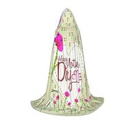 FHIZOAL Felice Festa della Mamma Halloween Con Cappuccio Mantello Per Adolescenti Strega Vampiri Tristo Mietitore Costume Feste a tema Comic Con