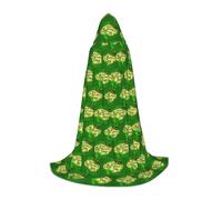 FHIZOAL Happy St. Patrick'S Day Mantello con cappuccio per adolescenti vestire mantello feste a tema Cosplay Carnevale Strega Vampiri Costume