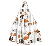 FHIZOAL Infografica Per Tipi Di Razze Di Roditori Con Cappuccio Mantello Con Cappuccio Veste Halloween Natale Strega Vampiri Tristo Mietitore Costume Cosplay Party