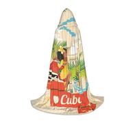 FHIZOAL Isola di Cuba Mantello Con Cappuccio Per Adolescenti Vestire Mantello Feste A Tema Cosplay Carnevale Strega Vampiri Costume