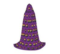 FHIZOAL Jamaica Tropic-Standard-Scale-4_00x Mantello con cappuccio per adolescenti Vestire Mantello feste a tema Cosplay Carnevale Strega Vampiri Costume
