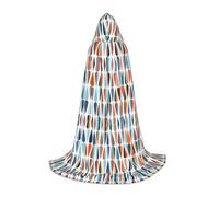 FHIZOAL Mantello con cappuccio a forma di goccia moderno di metà secolo per adolescenti vestire mantello feste a tema cosplay carnevale strega vampiri costume