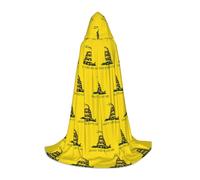 FHIZOAL Mantello con cappuccio Dont Tread On Me per adolescenti vestire mantello feste a tema cosplay carnevale strega vampiri costume