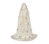 FHIZOAL Mantello con cappuccio per cani Corgi per adolescenti, mantello per feste a tema, cosplay, carnevale, strega, vampiri, costume