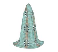 FHIZOAL Marine Life Sea Deck Mantello con Cappuccio per Adolescenti Vestire Mantello Feste a Tema Cosplay Carnevale Strega Vampiri Costume