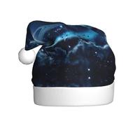 FHIZOAL Moon Stars And Planets - Cappello decorativo natalizio per adulti, morbido, leggero, per feste di Capodanno