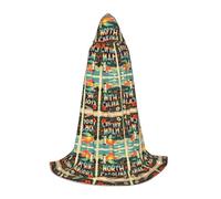 FHIZOAL North Carolina Vintage Postca Halloween Capo Con Cappuccio Per Adolescenti Strega Vampiri Tristo Mietitore Costume Feste a Tema Comic Con
