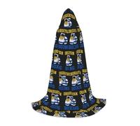 FHIZOAL Uruguay Fight - Mantello con cappuccio per adolescenti, mantello per feste a tema, cosplay, carnevale, strega e vampiri