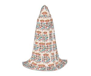 FHIZOAL Welcome to Switzerland - Mantello con cappuccio per adolescenti, per feste a tema, cosplay, carnevale, strega, vampiri, costume