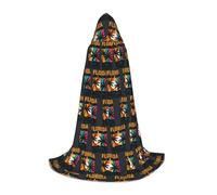FHIZOAL We'Re Going To Florida Mantello con Cappuccio per Adolescenti Vestire Mantello Feste a Tema Cosplay Carnevale Strega Vampiri Costume