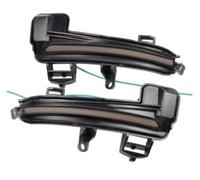 fhjwqronte Indicatore di direzione a LED dinamico da 2 pezzi, per Skoda, per Superb B8 Mk3 Iii 3V A7 2016-2019 Lampeggiatore a specchio Indicatore di direzione anteriore dell'auto (Blue yellow)