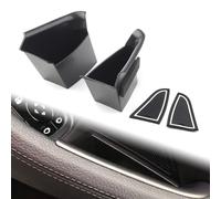 fhjwqronte Kit contenitore vassoio portaoggetti for bracciolo maniglia porta anteriore auto da 2 pezzi, for Porsche, for PANAMERA, 2017-2019 Cestino portaoggetti auto