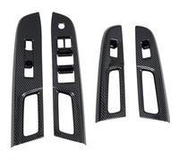 fhjwqronte Pulsante di sollevamento del vetro della finestra Pannello dell'interruttore rivestimento copertura bracciolo porta, for Subaru, for WRX STI 2015-2020 LHD Rivestimento della leva del cambio