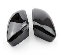fhjwqronte Rearview Side Mirror Cap, for VW, for Passat, B7 for CC | for Jetta, MK6 , for Beetle, Mirror Cover Carbon Bright Black