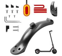 fhjwqronte Set parafanghi Corti a Coda D'Anatra for Scooter Elettrico | per Xiaomi, M365/Pro/1S Parafango posteriore Parafango posteriore con kit gancio