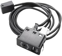 fhjwqronte Spina connettore audio automobilistico Usb, per interruttore presa ingresso per Aux, E39 E53 X5 Z4 E85 E86 X3 E83, per Mini, per Cooper Interfaccia a 4 pin Pannello in plastica