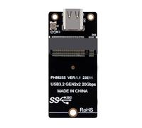 Fhkpsqkcn Adattatore a disco solido tipo C ASM2364 NVME Conversion Board per trasferimento dati ad alta velocità Prestazioni stabili