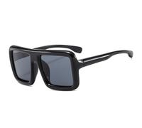 FHKQMLFQ-Oversized Sunglasses for Women Men Punk Large Thick Frame Sunglasses Women Shading UV400 Glasses
