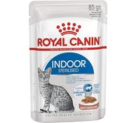 Royal Canin Indoor Sterilised Gravy - cibo umido in salsa per gatti adulti tenuti in casa 12 x 85 g