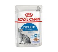 Royal Canin Indoor Sterilised Jelly - cibo umido in gelatina per gatti adulti tenuti in casa 12 x 85 g