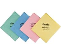 FHP Panno PVA Micro CM 35X38 Multicolor in Confezione Da 4 Pezzi (Verde - Azzur