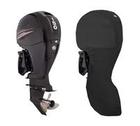 FHQGZT Coperture per Barche A Motore Fuoribordo, Copertura Protettiva Motore Barca 420D con Rivestimento UV, Telo Copri Impermeabile per Motore Fuoribordo, Copertura Motore Barca (60-100 HP)