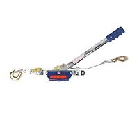 FHRKA Aprilhp Heavy Duty Ratchet Power Puller, Rachet Come Along Hand Winch Dual Gear Double Hook Power Puller per recinzioni mobili e Oggetti Pesanti, Design Anti-inversione (1t)