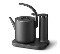 FHRKA Bollitore Elettrico da Birra, Stazione Acqua da 850Ml, Bollitore a Bocca Lunga a Ebollizione Rapida, Acqua Bollente Automatica per Il tè (Black)