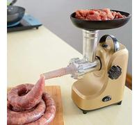 FHRKA Insaccatrice elettrica per Salsicce, Stabile, Durevole e a Basso Rumore, tritacarne in Acciaio Inossidabile con Lame e Testa per clistere