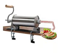 FHRKA Insaccatrice - Insaccatrice Manuale in Acciaio Inox per Uso Domestico o Commerciale - Macchina per Salsicce dal Design Orizzontale
