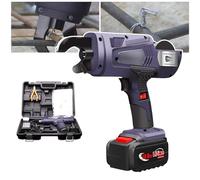 FHRKA Legatrice a Livelli da 7 mm a 34 mm, Strumento Automatico per Legare Barre d;Armatura con Custodia, Strumenti di Legatura elettrici Portatili per Il Mercato Edile (MF)